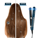 CkeyiN Mini Hair Flat Iron 2 em 1